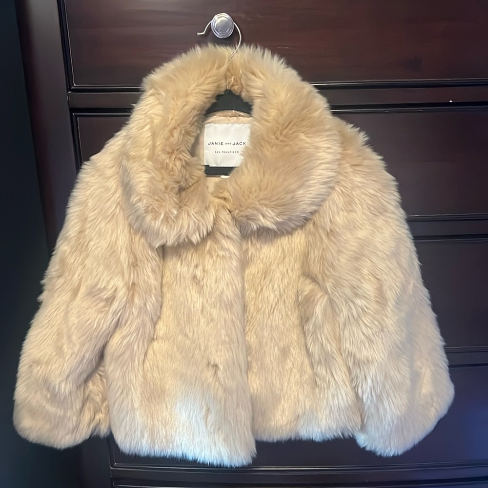 Janie and Jack Faux Fur Coat